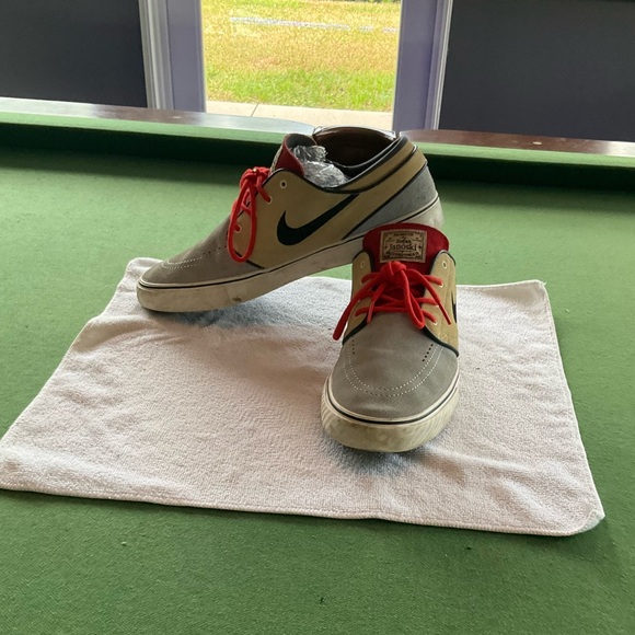 Nike SB Stefani Janoski Skate Shoe Blue Red Yellow used condition 11 - Picture 3 of 6